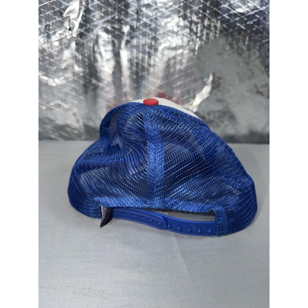 Patagonia Hat Cap Snap Back Mens One Size Red Blue Live Simply Trucker - Picture 6 of 10